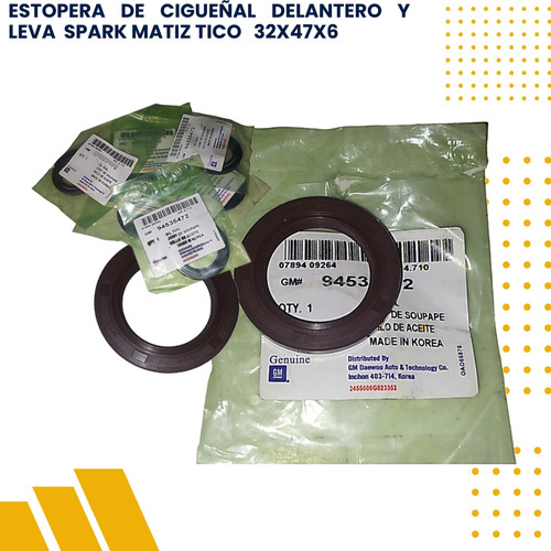 Estopera De Leva & Cigueñal Delantero Spark Matiz 32x47x6