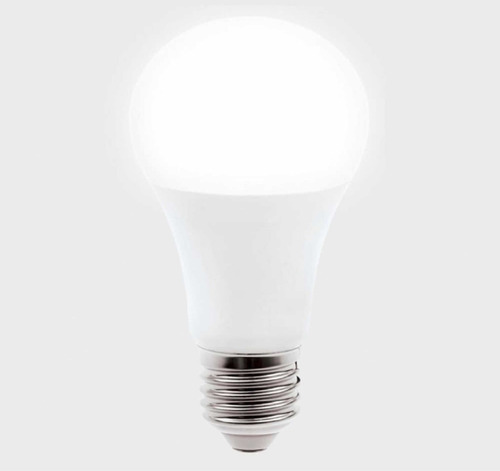 Pack 10 Focos 14w Led Tecnolite A19 E27 Titanium V 127V Luz Blanco Frío