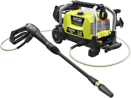 Hidrolavadora Elect. Ryobi, 1,900 Psi, 1.2 Gpm, Ry1419mtvnm