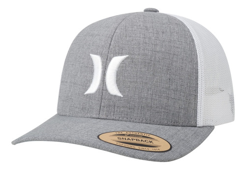 Gorra De Baseball Hurley. Gris Jaspeado