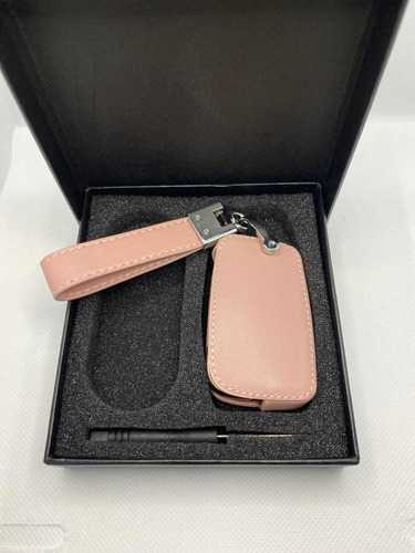 Yst Funda Llave Piel + Llavero Vw Nivus Polo Golf Tcross
