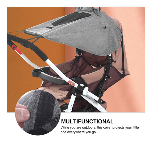 Carrito Con Toldo Con Parasol Para Exteriores