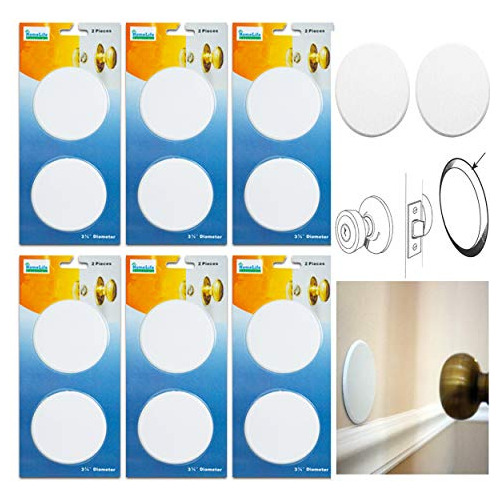 Perilla De Puerta Protector De Pared 12 Paquete Tap