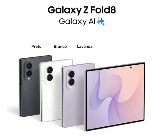 Celular Samsung Galaxy Z Fold8 512gb, 12gb Ram - Lavanda