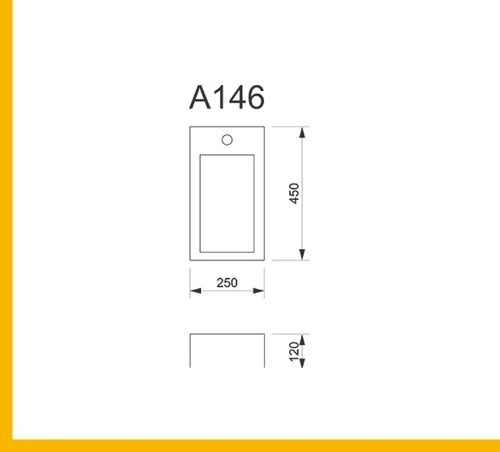 Bacha de baño de apoyar Piazza A146 blanco esmaltado 120mm de alto