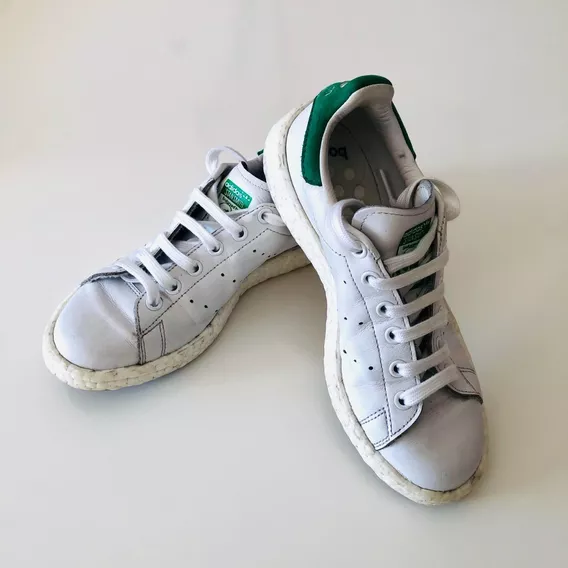 Zapatillas adidas Stan Smith Número 36 Cuero Blanco Y Verde