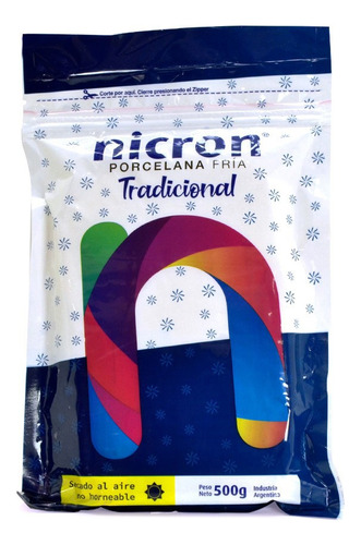 Porcelana Fría Nicron Pack X 10 Paquetes De 500grs