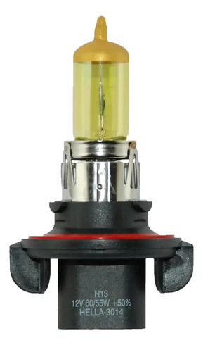 Ampolleta Halogena H13 12v 60/55w Amarillo Par 2 Unidades