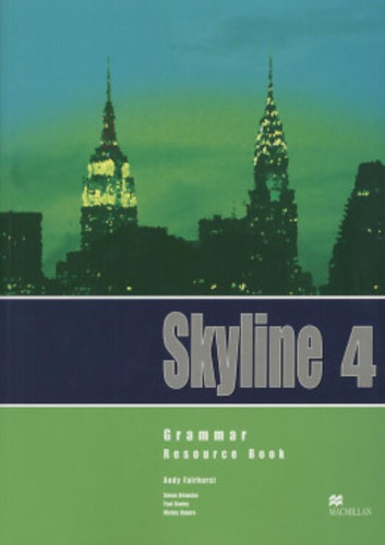 Skyline Grammar Resource Book 4, De Brewster, Simon. Editora Macmillan Br, Edição 1 Em Inglês Americano