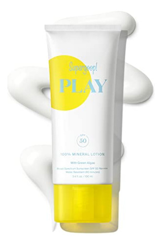 ¡supergoop! Play 100% Loción Mineral - 3.4 Fl Oz - Protector