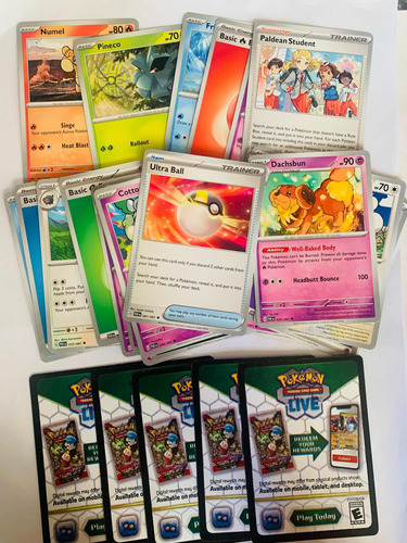 Pokemon Tcg Paldean Fates 1 Hit + 27 Tarjetas Variadas