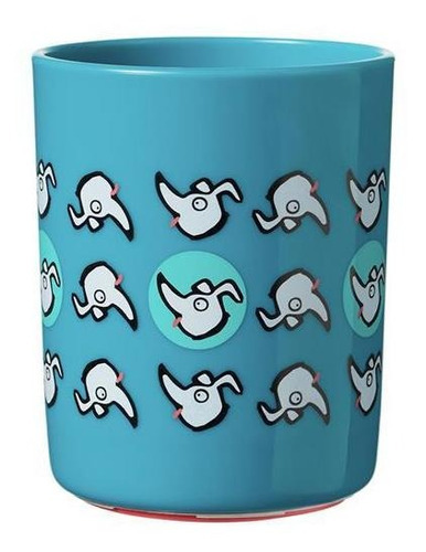 Copo Anti Queda No Knoch Tommee Tippee 190ml Turquesa Cor Azul-turquesa Nome Do Desenho Cachorro