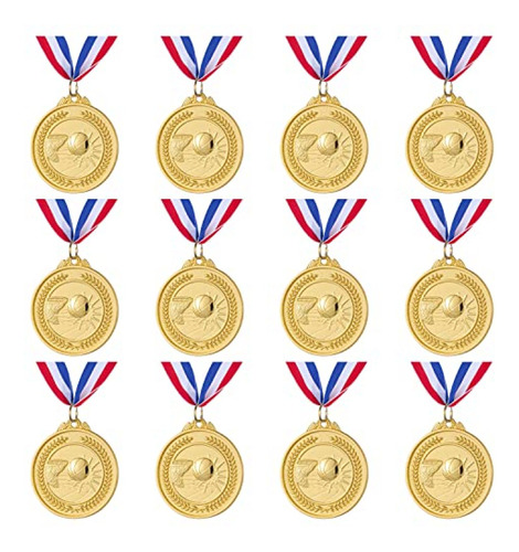 Imagen 1 de 7 de Trofeo Abokai 12 Medallas De Oro Para Juegos Deportivos De B