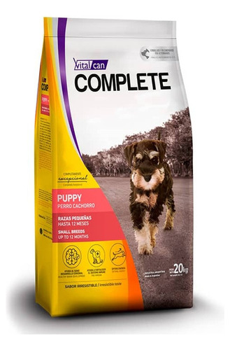 Alimento Vitalcan Complete Cachorro Raza Pequeña 3kg