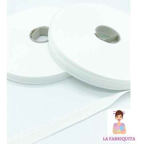 Cinta Hilera 1cm Blanca 75mts La Fabriquita