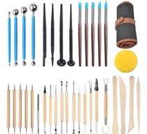 Comprar Juego De 36 Herramientas De Escultura Para Modelar Arcilla Y