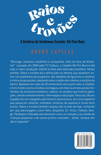 Raios E Trovões: A História Do Fenômeno Castelo Rá-tim-bum, De Capelas, Bruno. Editorial Summus Editorial Ltda., Capa Mole Em Português, 2019