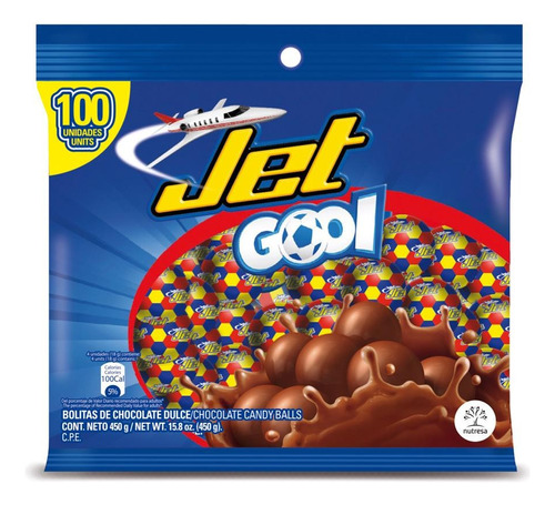 Chocolates Jet Balones X 100und
