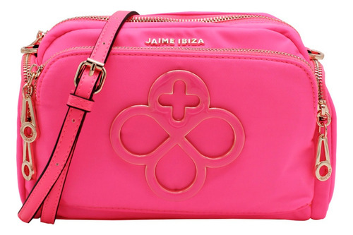 Crossbody Bolso Color Rosa Neón Jaime Ibiza Ji 2296