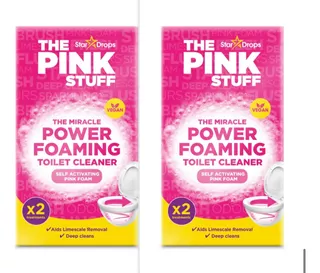 The Pink Stuff Polvo Espumoso Limpiador De Baños 7oz (2 Pz)