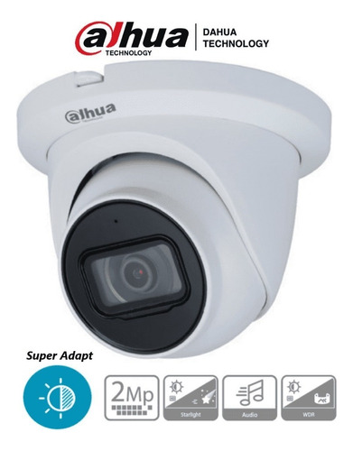 Dahua Hac-hdw1231tmq-a Camara Domo 1080p Super Adapt Audio