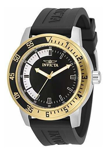 Invicta Mens Specialty Watch, Black, 2yjxi