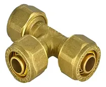 Comprar Junta Conexion De Compresion T 16x16x16 Tubo Gas Multicapa 
