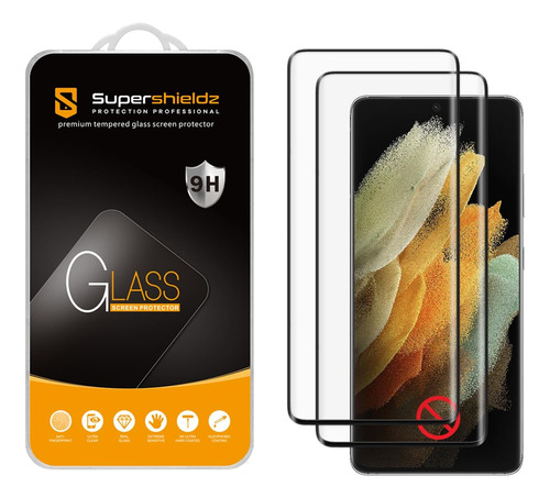 Supershieldz (pack 2) Protector P/ Galaxy S21 Ultra 5g Negro