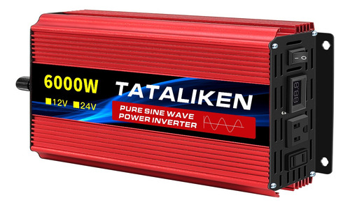 Inversor De Corriente 12v A 110v 6000w Onda Sinusoidal Pura