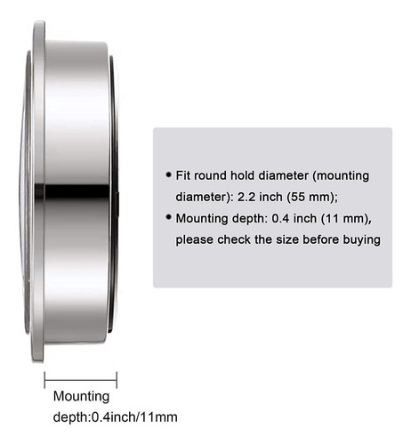 3 Reloj De De 61 Mm Inserte Movimiento De Reloj De