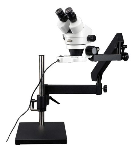 Amscope Sm-7b-frl Microscopio De Zoom Estéreo Binocular Pr.