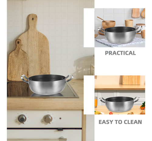 Sartén De Acero Inoxidable Antiadherente Para Home K