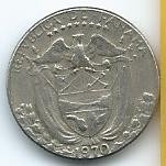 Moneda  De  Panama´ 1/10  De  Balboa  1970  Linda  Pieza