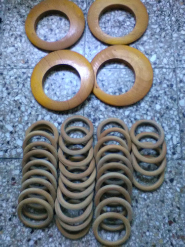 Tiradores Para Cortinas. Madera.