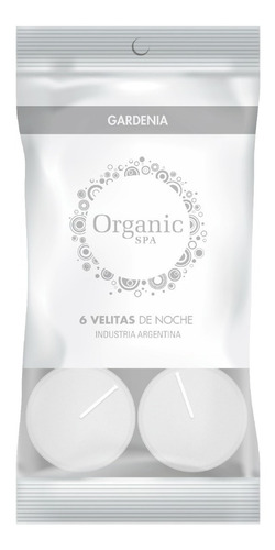 Velitas De Noche X 6u. Gardenia Organic Spa