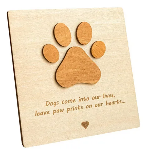 Wood Pet Sympathy Cards For Dog - Dog Sympathy Card For Pet