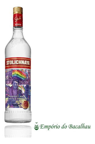 Vodka Stolichnaya - Harvey Milk Edição Limitada (1l)