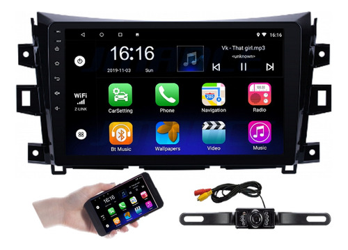 Estereo Nissan Frontier Np300 16-23 Android Carplay  Cam V