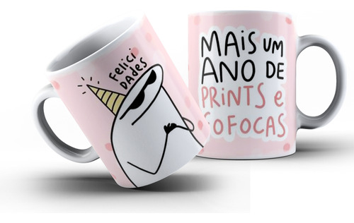 Caneca Xícara Flork Meme Bento Frases Divertida E Debochada Cor Mod. 38