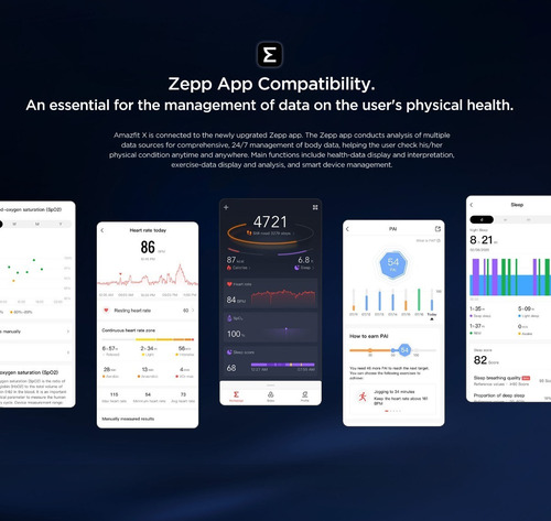 Amazfit X Smartwatch Modelo X Tela Curva Amoled Xiaomi