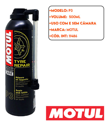 Kit Pneu 120/70-17 + 180/55-17 + Reparo Pneu 300ml Michelin