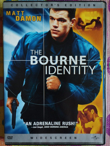 Dvd The Bourne Identity (inglés) Matt Damon V