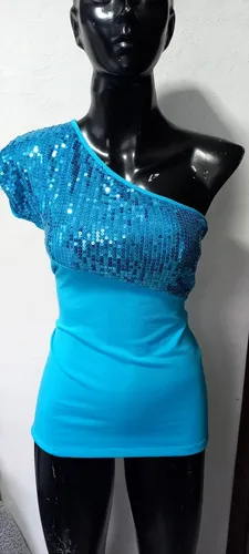 Blusas color celeste turquesa hotsell