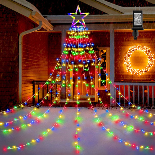 Blctec Luz Led Navidad Para Exterior Decoracion Estrella 12 