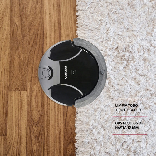 Imagen 8 de 10 de Aspiradora Robot Inteligente Femmto Trapeadora Limpia Pisos