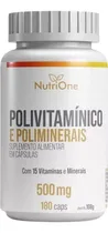 Comprar Multivitaminico Completo 180 Cáps 500mg Vitaminas Minerales