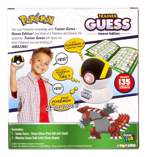 Juego Electrónico Pokemon Trainer Guess Hoenn Edition