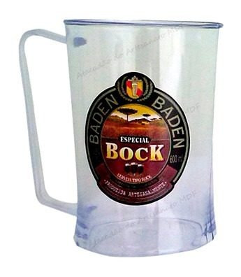 Caneca Acrílica Modelo Cerveja Baden Baden Bock 450 Ml