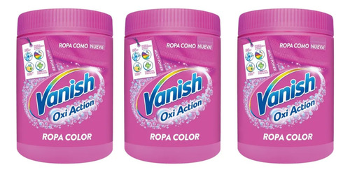 Vanish Polvo Oxi Action 450g Multi Power Qm Pote Pack X3 U