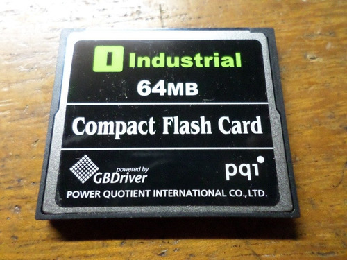 Placa E Cartão De Memória Compactflash 64mb Industrial